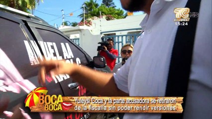 Yuleysi Coca y la parte acusadora se retiraron de la fiscalía sin poder rendir versiones