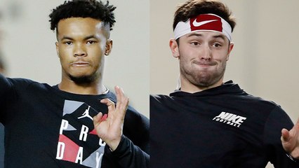 DJ compares pro day workouts of Kyler Murray, Baker Mayfield