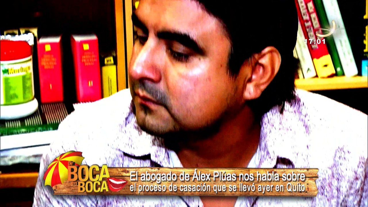 Abogado de Álex Plúas nos habla sobre el proceso
