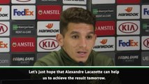 Torreira hopes Lacazette can lead Arsenal comeback against Rennes