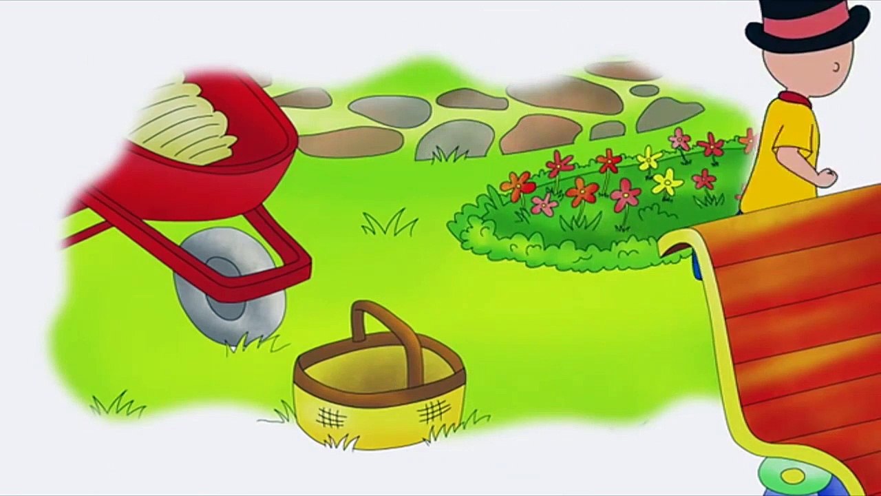 Caillou en français: Caillou fait du compost (P...