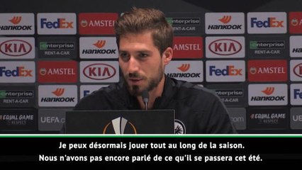 8es - Trapp : "Je suis heureux à Francfort, j'avais besoin de rejouer"