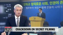 S. Korea’s Justice Minister warns of stern punishment for hidden camera crimes