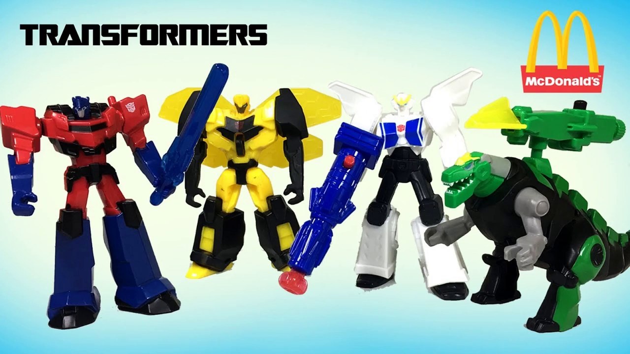 TRANSFORMERS Robots in Disguise Happy Meal Toys Complete McDonalds 2017 Optimus | Keiths Toy Box