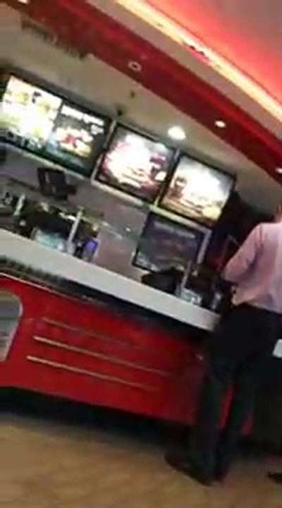 Racist Guy at Fast Food Restaurant Gets Handled