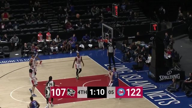Alan Williams Posts 18 points & 18 rebounds vs. Erie BayHawks