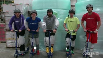 Bubble Wrap Battle | Dude Perfect