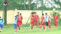 Tiến Linh vẫn chưa thể tập cùng các đồng đội ở tuyển U23 Việt Nam | VFF Channel