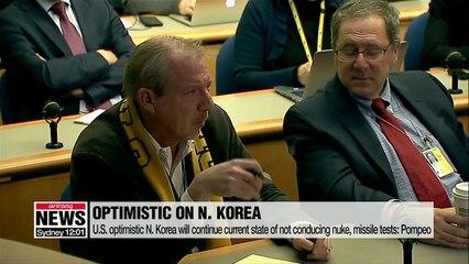 U.S. optimistic N. Korea will continue current state of not conducing nuke, missile tests: Pompeo