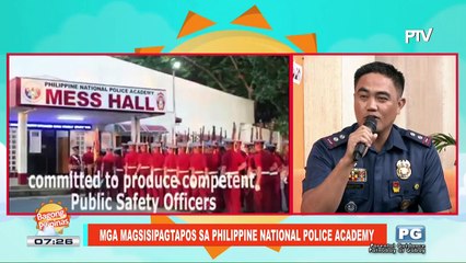 ON THE SPOT: Mga magsisipagtapos sa Philippine National Police Academy