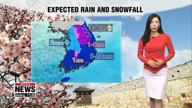 Spring cold snap to ease this afternoon, wintry precipitation for many areas _ 031419