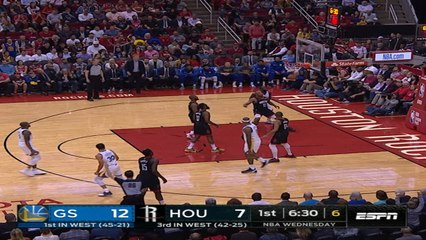Golden State Warriors at Houston Rockets Raw Recap