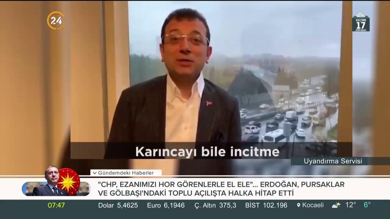 İmamoğlu'nun İstanbul günlüğü