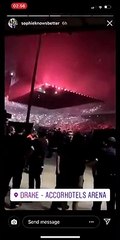 Drake reunites with baby mama, Sophie Brussaux, for concert in France, and had dinner with her and his baby, Adonis, after the show