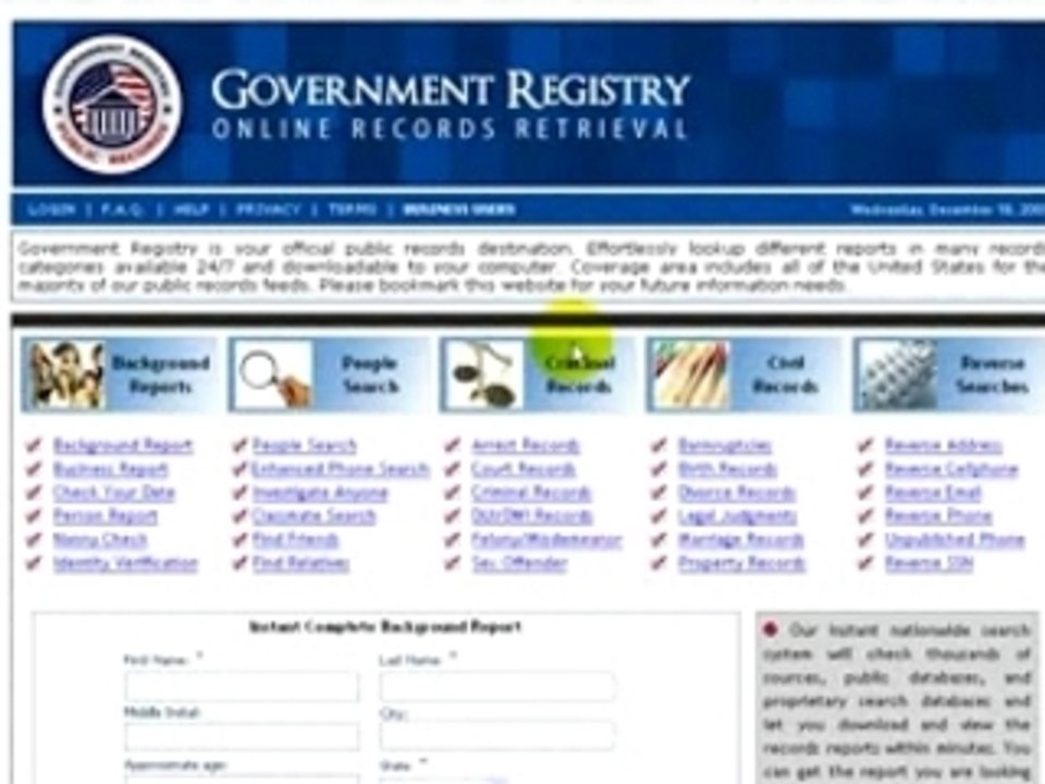 Search Birth records. Find anyone anywh