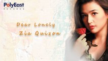 Zia Quizon - Dear Lonely - (Official Lyric Video)