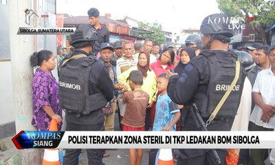 Polisi Terapkan Zona Steril di TKP Ledakan Bom Sibolga