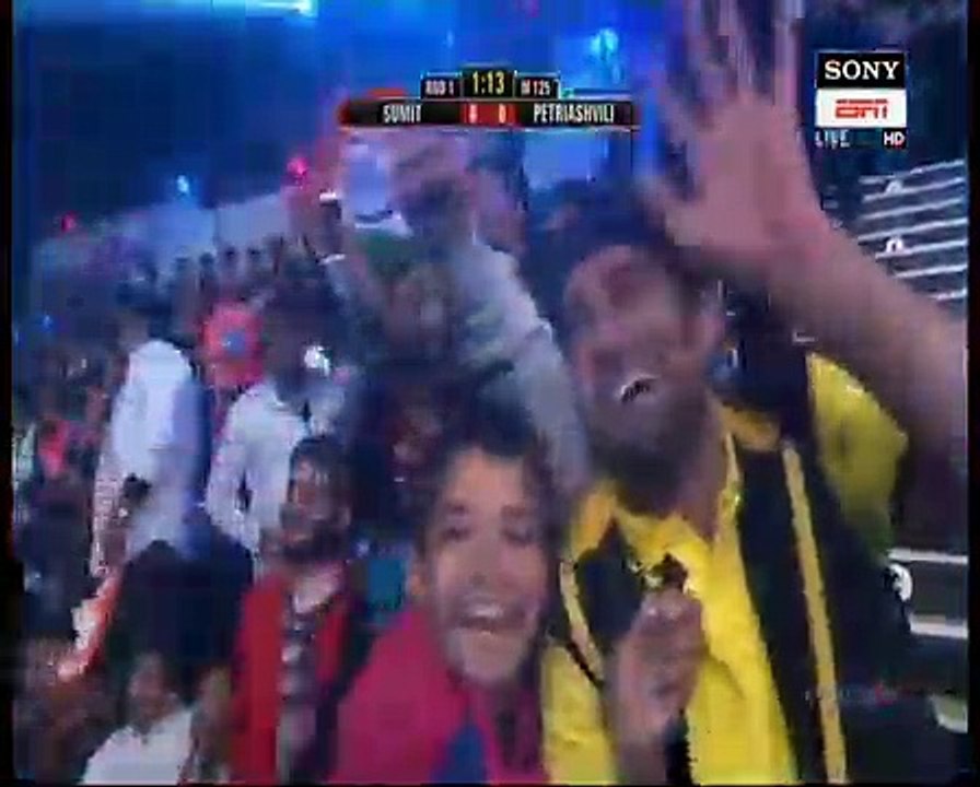 PWL 3 Day 8_ Sumit Vs Geno Petriashvili at Pro Wrestling League season 3_