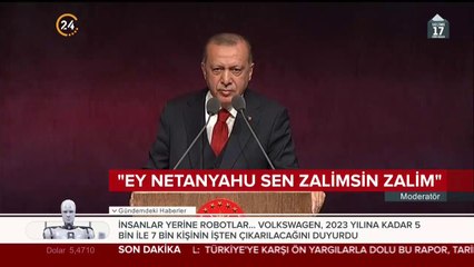 "Ey Netanyahu sen zalimsin"