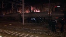 Ankara Sincan'da Tren Raydan Çıktı
