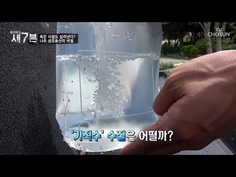 죽은 사람도 살려낸다는 기적수...과연 수질검사의 결과는? [탐사보도 세븐 51회] 20180905
