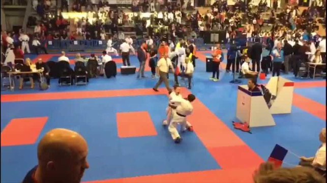 Jalhay: Matt Rombeaux en action au championnat de Belgique de karaté 2019