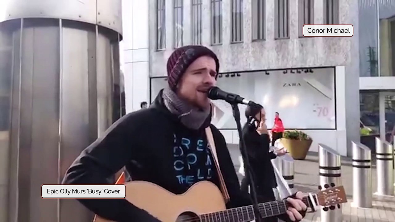Conor Busking in Birmingham!