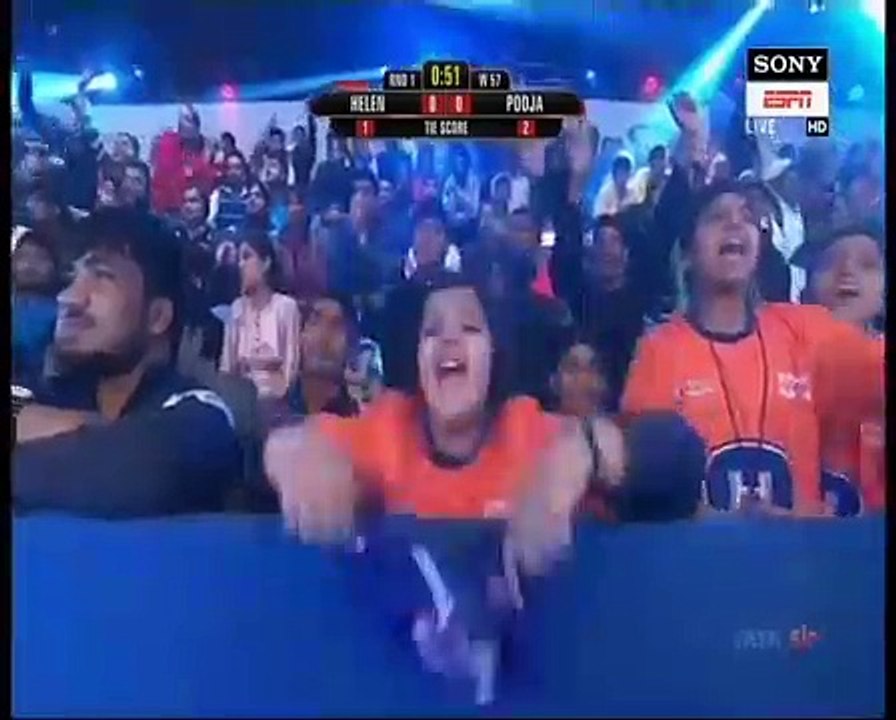 PWL 3 Day 8_ Helen Maroulis VS Pooja Dhanda Pro Wrestling League at season 3