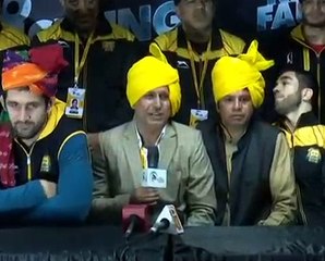 PWL 3 Day 6_ Punjab Royals addressing the Media over victory against Veer Maratha