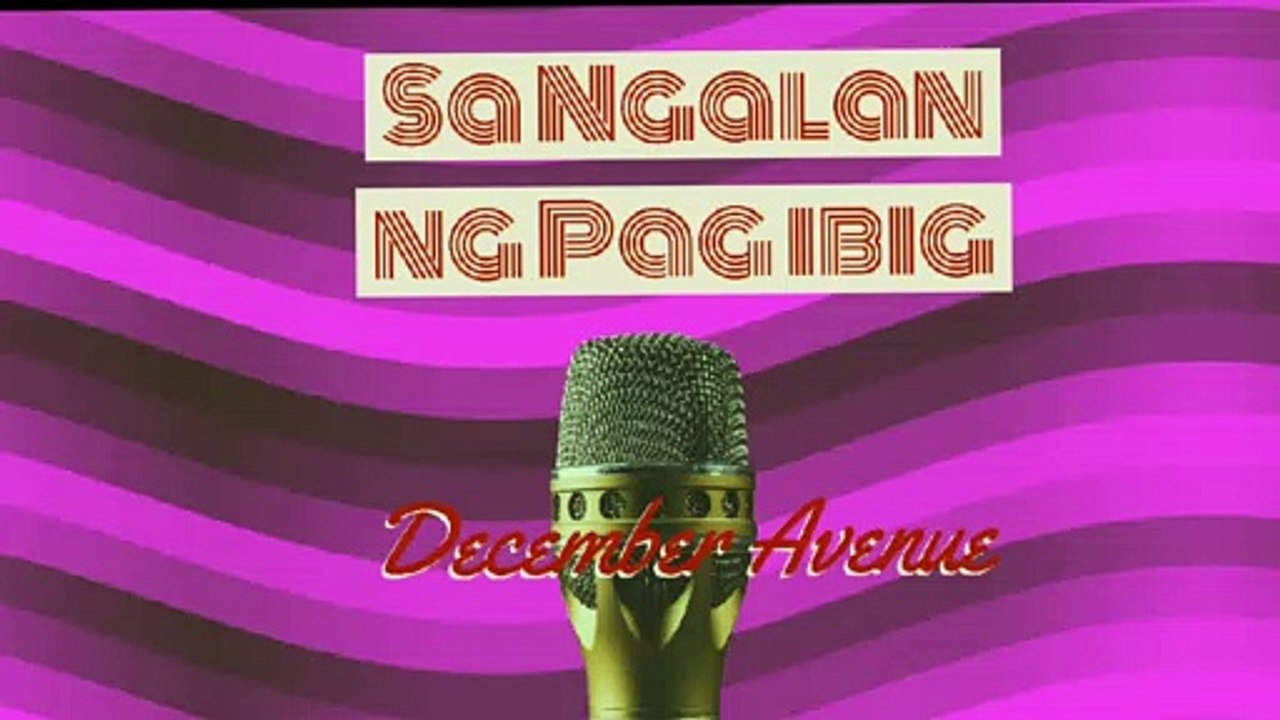 Sa Ngalan ng Pag ibig Karaoke version December Avenue