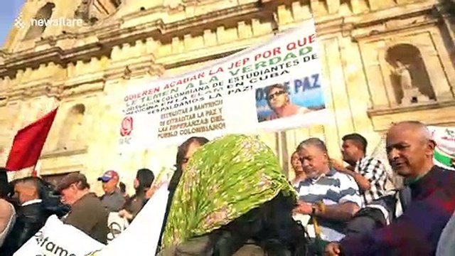 Colombians protest President Ivan Duque's latest attempt to sink war crimes tribunal