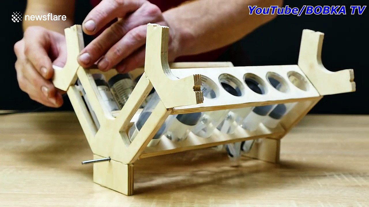 Create a car engine model at home
