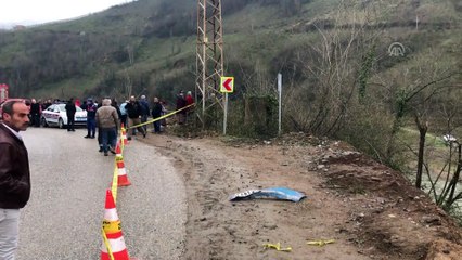 Otomobil ırmağa yuvarlandı: 1 ölü - ORDU