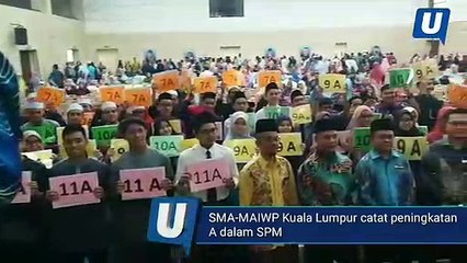 SMA-MAIWP Kuala Lumpur catat peningkatan A dalam SPM