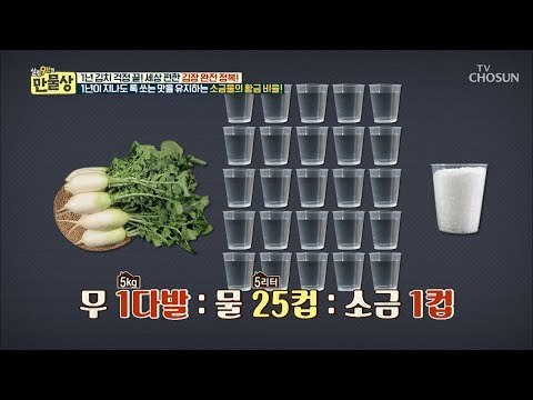동치미의 톡! 쏘는 소금물의 황금 비율은?! [만물상 268회] 20181109
