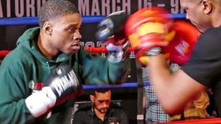Errol Spence SMASHES PADS for Home Town Crowd !  |  Spence vs Garcia