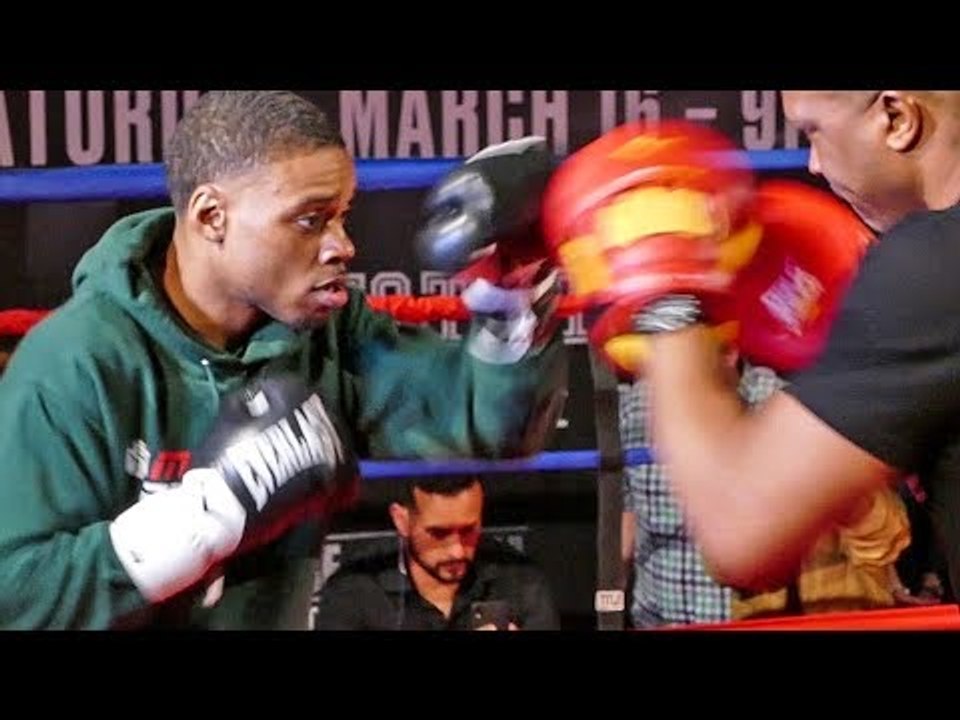 Errol Spence SMASHES PADS for Home Town Crowd !  |  Spence vs Garcia