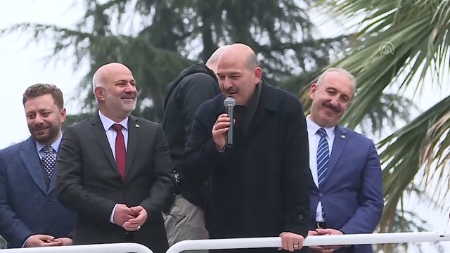Soylu: 'Cumhurbaşkanımız Recep Tayyip Erdoğan'a cumhur ittifakı için teşekkür ediyoruz' - RİZE