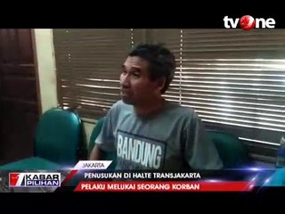 Pelaku Penusukan di Halte TransJakarta Ditangkap Polisi