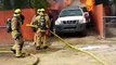 Un homme sauve son chien de sa maison en feu (Californie)