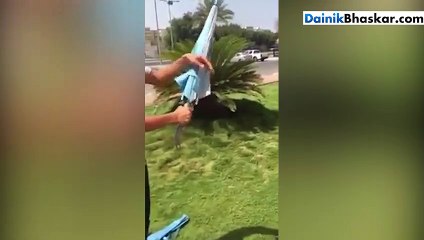 कूलर जैसी हवा देने वाला छाता