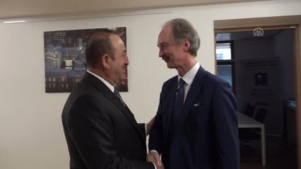 Çavuşoğlu, BM Genel Sekreteri'nin Suriye Özel Temsilcisi Geir Pedersen ile Görüştü