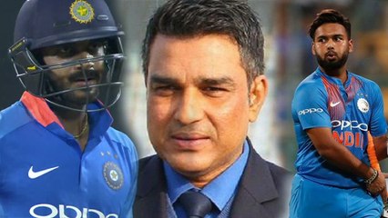 விஜய் ஷங்கர்,ரிஷப் பண்ட்டிற்கு சஞ்சய் மஞ்ச்ரேக்கர் அறிவுரை- வீடியோ