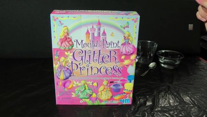 Paillettes princesse de plâtre aimants de réfrigérateur de moulage et peinture kit d'artisanat pour les enfants