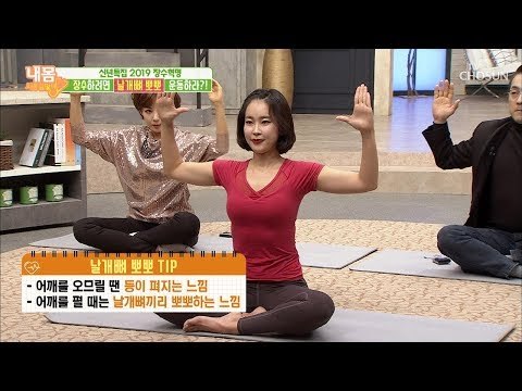 앉아서 할 수 있는 장수 운동?! 날개뼈 끼리 뽀뽀~ [내 몸 사용설명서] 234회 20190104