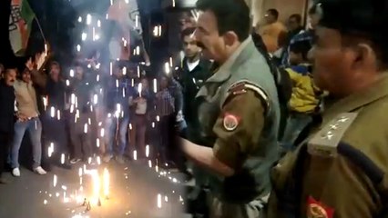 राज बब्बर को मुरादाबाद से टिकट के बाद पुलिस-कांग्रेसियों के बीच झड़प