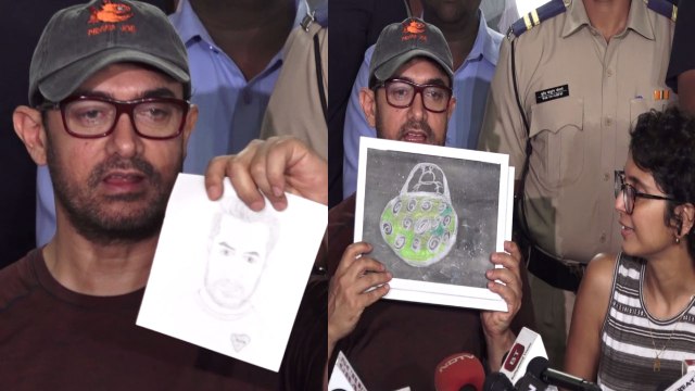 Aamir Khan gets wonderful gift by wife Kiran Rao & son Azad Rao ;Watch Video | FilmiBeat