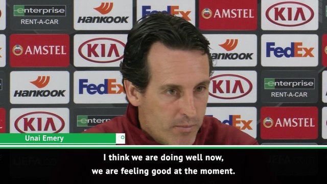 My players give me a lot of confidence - Emery