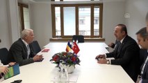 Çavuşoğlu, Romanya Dışişleri Bakanı Teodor-Viorel Meleşcanu ile görüştü - BRÜKSEL