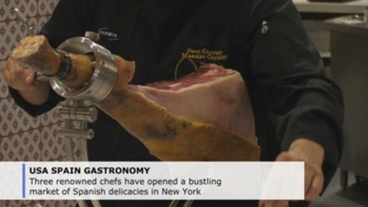 Renowned chefs open bustling market of Spanish delicacies in New York, USA